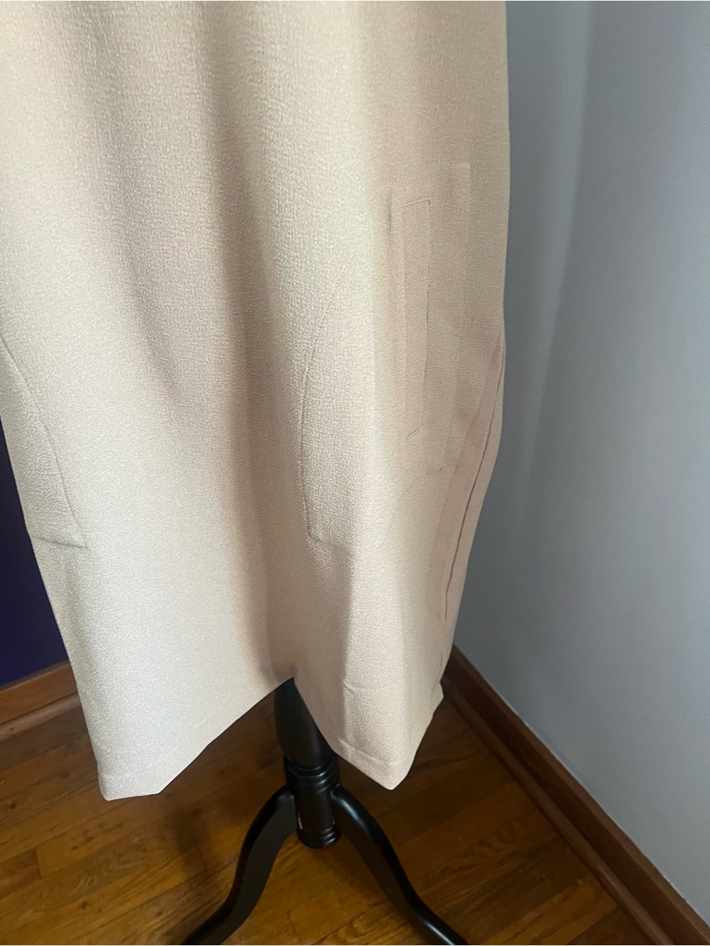 Linea by Louis Dell'Olio Short-Sleeve Midi Dress in Beige - Picture 4 of 8